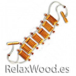 Massaging Belt therapy treatments wood