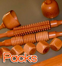 Packs wooden therapy